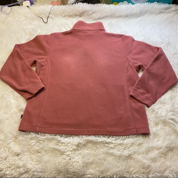 Woolrich Dusty Rose Fleece Full Front Zipper Jacket Size Medium - Picture 2 of 11